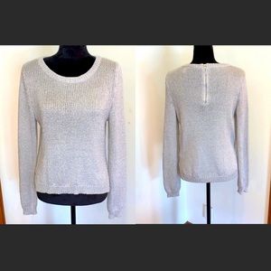 Silver Shimmer Sweater